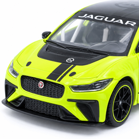 Macheta Jaguar I-PACE eTROPHY Verde Lime, scara 1:36, Tayumo [2]
