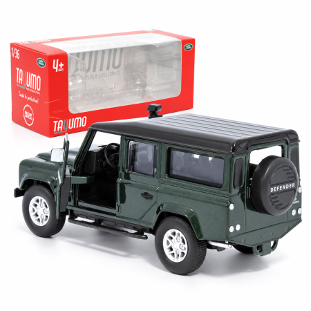 MACHETE - Macheta Land Rover Defender 110 Verde Inchis, Scara 1:36, Tayumo, Pull-Back