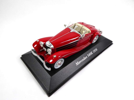 Macheta Mercedes-Benz 540K 1936 rosu, scara 1:43, Atlas [1]