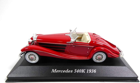 Masini de strada - Macheta Mercedes-Benz 540K 1936 rosu, scara 1:43, Atlas
