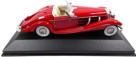 Macheta Mercedes-Benz 540K 1936 rosu, scara 1:43, Atlas [3]
