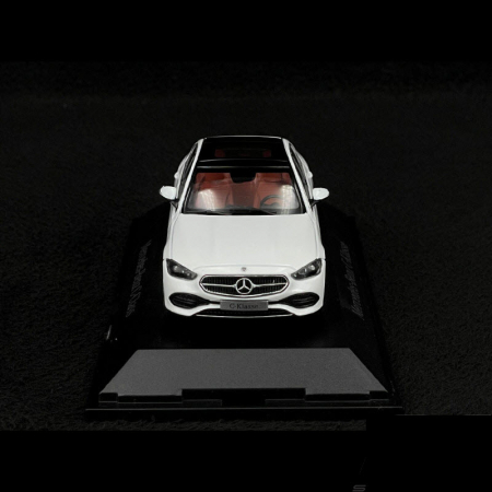 Macheta Mercedes-Benz C-Class Sedan (W206) 2021 ,Alb Opalite, scara 1/43, Herpa B66960635 [4]