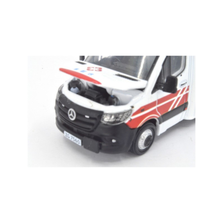 Macheta Mercedes-Benz Sprinter Ambulanta Hong Kong (PRA), scara 1:64 – ERA Car [4]