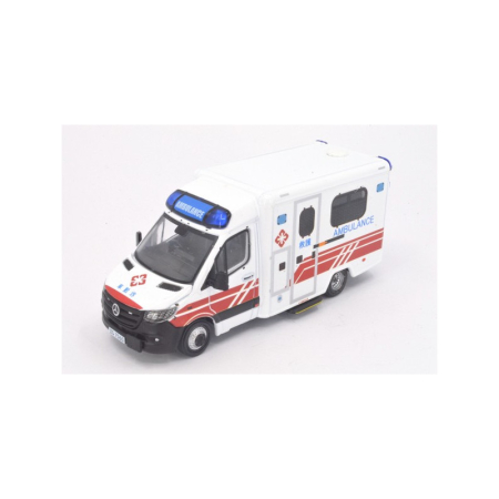 Macheta Mercedes-Benz Sprinter Ambulanta Hong Kong (PRA), scara 1:64 – ERA Car [2]