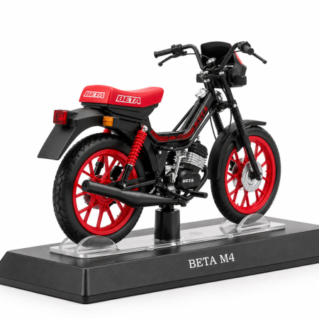 Macheta moto Beta M4 rosu/negru, scara 1:18, Leo Models, Passione Motorini [4]