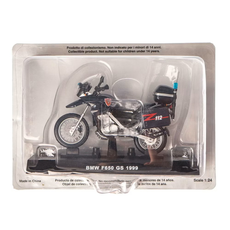 Machetă motocicletă BMW F650 GS Carabinieri 1999 scara 1:24 – Atlas [2]