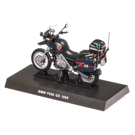 Machetă motocicletă BMW F650 GS Carabinieri 1999 scara 1:24 – Atlas [1]