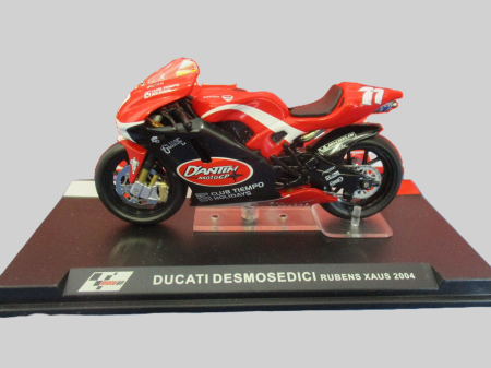 MACHETE MOTOCICLETE SI BICICLETE - Machetă motocicletă Ducati Desmosedici Moto GP 2004 Rubens Xaus scara 1:24
