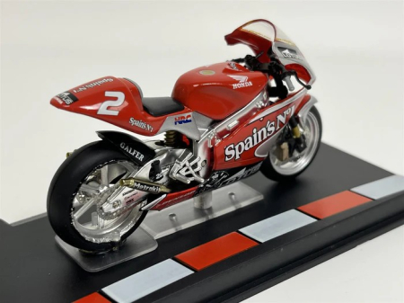 Macheta Motocicleta Honda RS250RW Roberto Rolfo Moto GP 2004 – Scara 1:24 [2]