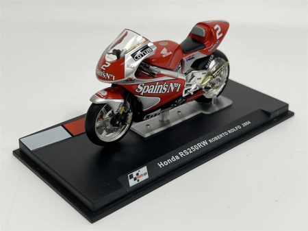 Macheta Motocicleta Honda RS250RW Roberto Rolfo Moto GP 2004 – Scara 1:24 [1]