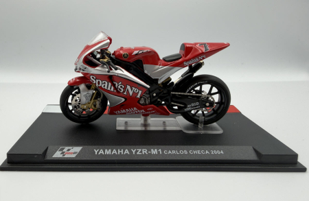 Masini de strada - Macheta Motocicleta Yamaha YZR-M1 Carlos Checa Moto GP 2004 – Scara 1:24