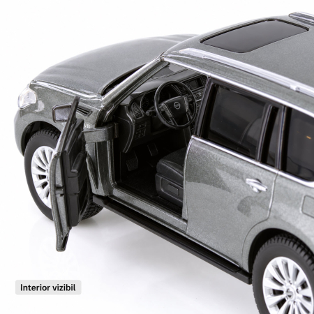 Macheta Nissan Patrol Y62 Gri, Scara 1:36, Tayumo [3]