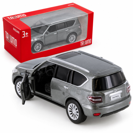 MACHETE - Macheta Nissan Patrol Y62 Gri, Scara 1:36, Tayumo