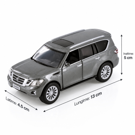 Macheta Nissan Patrol Y62 Gri, Scara 1:36, Tayumo [1]