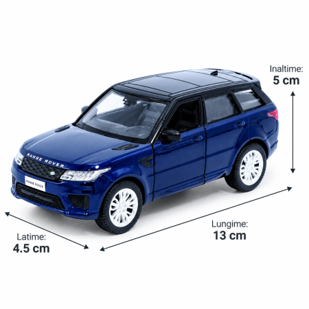 Macheta Range Rover Sport Albastru Portofino, Scara 1:36, Tayumo [2]