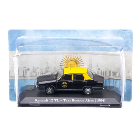 Macheta Renault 12 TL 1994 Taxi Buenos Aires – Scara 1:43 Atlas [2]