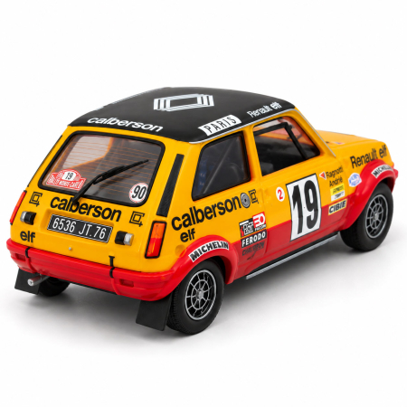 Macheta Renault 5 Alpine Turbo Monte Carlo 1978 J. Ragnotti, galbena, scara 1:43, Altaya [2]