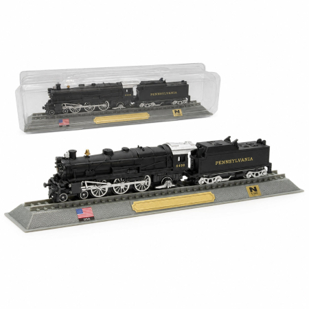 Locomotive - Macheta statica locomotiva cu abur PRR K4 231 Pennsylvania Railroad USA, 1:160 N, Del Prado