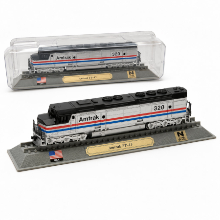 Locomotive - Macheta statica locomotiva FP-45 Amtrak USA 1:160 N, Del Prado, gri