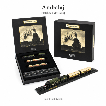 Macheta Tren Cornish Riviera 1:220 Z, Atlas Editions, set static [4]