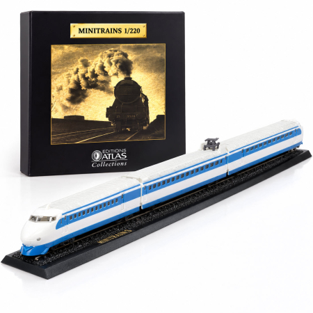MACHETE AUTOBUZE SI TRAMVAIE - Macheta Tren Shinkansen 1:220 Z, Atlas Editions, set static 3 piese