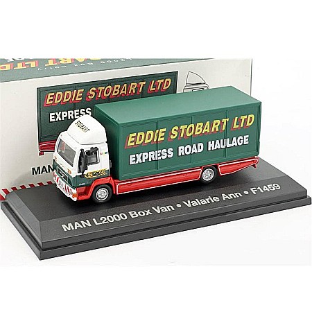 Camioane - MAN L2000 STOBART, MACHETA CAMION SCARA 1/76 ATLAS