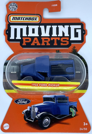 Masini de strada - Masinuta Ford pickup albastru 1932, Matchbox Moving Parts FWD28, scara 1/64
