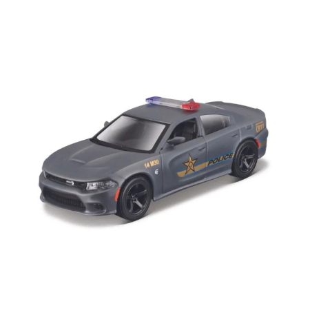 Masinuta Metal Maisto Dodge Charger SRT Hellcat 2018 (Politie) – 4.5'', Model Colectie [2]