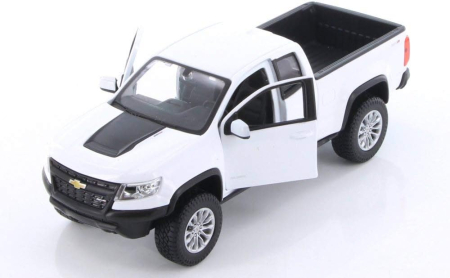 Camioane - Masinuta Metalica Chevrolet Colorado ZR2 2017 Alb – 1:27 Maisto 31517W