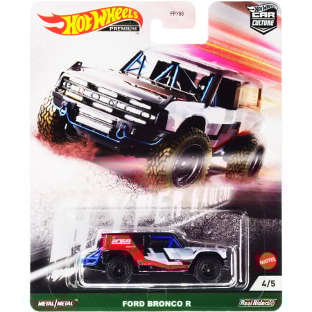 Masinuta metalica Ford Bronco R - Hot Wheels Premium Car Culture Hyper Haulers, scara 1:64 [1]