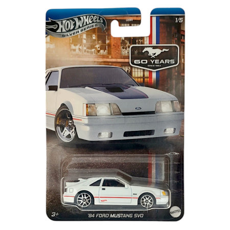 Seturi HOTWHEELS - Masinuta Metalica Hot Wheels Ford Mustang SVO 1984 – 1:64, JBY50