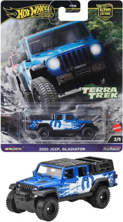 Masinuta Metalica Jeep Gladiator 2020 Hot Wheels Premium Car Culture TerraTrek – 1:64, HRV91 [0]
