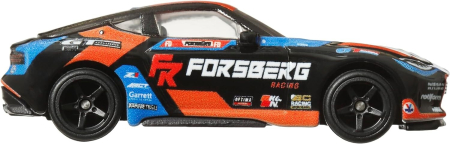 Masinuta metalica Nissan Z 2023, Hot Wheels Premium, Car Culture, Slide Street 2, HKC86, 1:64, Negru/Albastru/Orange [2]