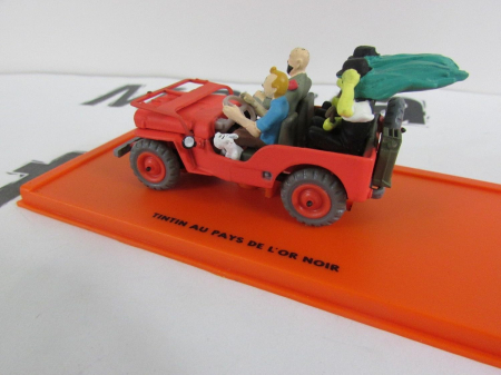 Masinuta Willys MB 1943–48 cu Figurine – Tintin au Pays de l’Or Noir, Scara 1:43 Atlas [3]