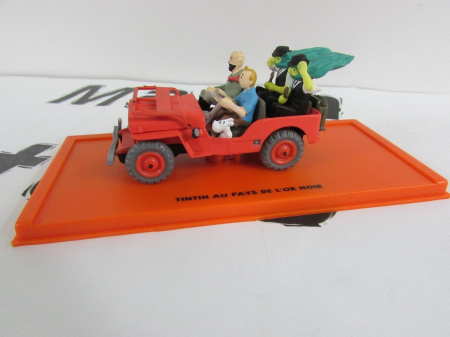 Masinuta Willys MB 1943–48 cu Figurine – Tintin au Pays de l’Or Noir, Scara 1:43 Atlas [2]