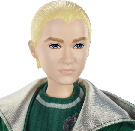 Mattel Harry Potter – Papusa Draco Malfoy Quidditch GDJ71, cu matura Nimbus 2001 si Snitch de aur [3]