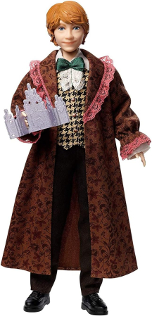 FIGURINE - Mattel Harry Potter – Papusa Ron Weasley Glob de Craciun GFG15, editie speciala Yule Ball