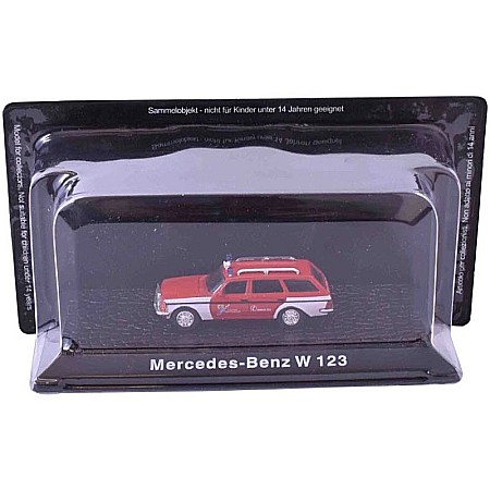 Macheta pompieri Mercedes-Benz W123, scara 1:72 Atlas [1]