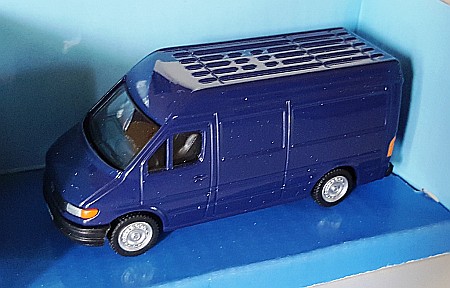 Camioane - Macheta Mercedes Sprinter marfa indigo Scara 1:72 Cararama