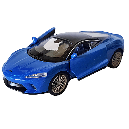Masini de strada - Mclaren GT albastru, macheta auto 1/34-1/39 Welly