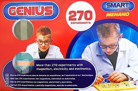 KIT EXPERIMENTE ROBOTICA - Mehano Genius - KIT 270 Experimente