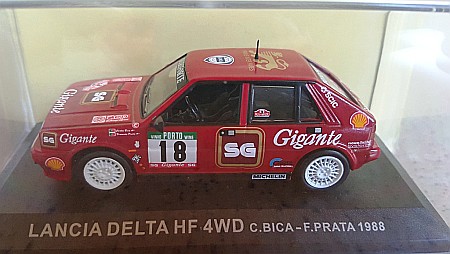 Raliu - Macheta Lancia Delta HF 4WD, Raliu 1988, 1:43