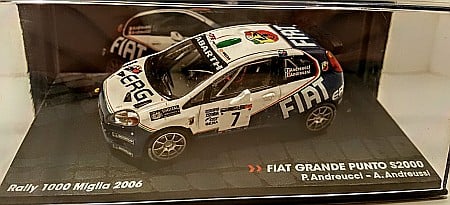 MACHETE AUTO - Macheta Fiat Grande Punto S2000 Raliu 2006, 1:43