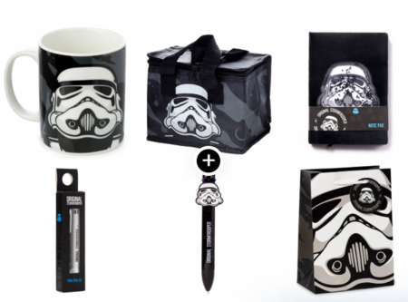 Pachet Stormtrooper Ultimate Gift Pack – Set complet Star Wars cu cană, geantă, caiet, pixuri și pungă cadou [0]