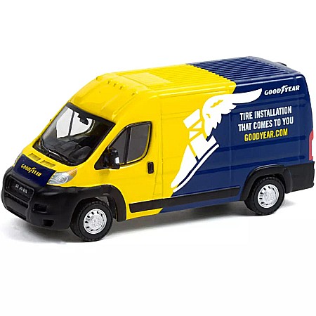 Masini de strada - Macheta Ram Promaster Goodyear 2019, seria Route Runners 3, scara 1:64 Greenlight