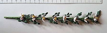 GRADINA - mobilier, decoratiuni si accesorii miniaturi papusi - Clematita cataratoare artificiala - miniatura papusi