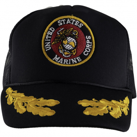 Sapca barbati US Marine Corps, textil, broderie bleumarin cu auriu si alb, marime universala adulti [1]