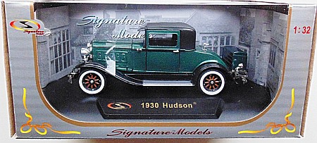 Macheta Hudson 1930, 1:32, Signature