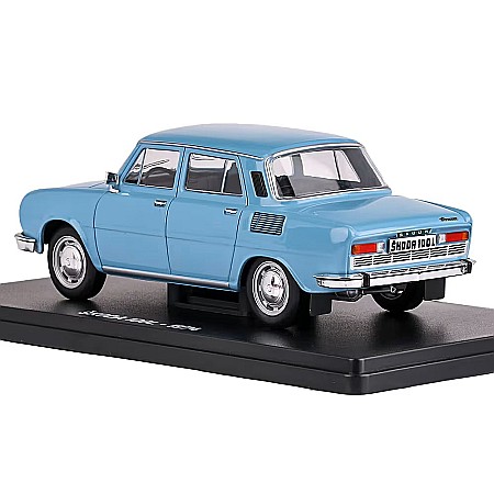 Macheta auto Skoda100L (1974) 1:24, Hachette, Albastra [1]