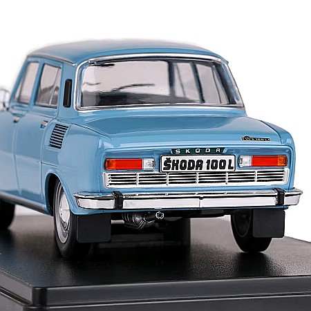 Macheta auto Skoda100L (1974) 1:24, Hachette, Albastra [3]